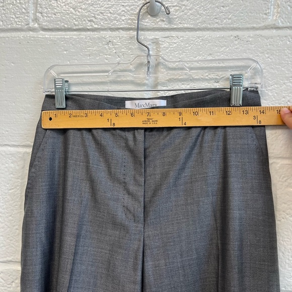 MaxMara Gray Wool & Silk Pantsuit Sz. 36 (US2) - Picture 12 of 16